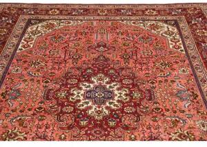 Tappeto Tabriz Stilizzato Rosso Avorio 200x294 Cm