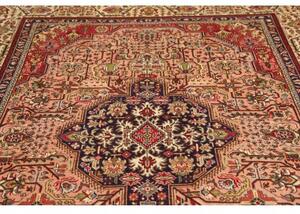 Tappeto Tabriz Stilizzato Beige Rosso Mattone 200x302 Cm