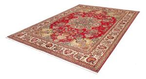 Tappeto Tabriz Medaglione Floreale Rosso Verde 222x292 Cm