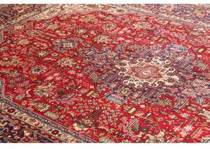 Tappeto Tabriz Stilizzato Rosso Blu 198x307 Cm