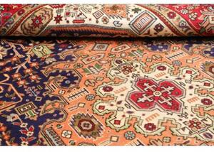 Tappeto Tabriz Stilizzato Blu Scuro Rosso 204x298 Cm