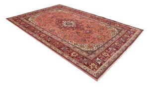 Tappeto Tabriz Stilizzato Rosso Avorio 200x294 Cm