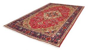 Tappeto Tabriz Stilizzato Rosso Blu Scuro 202x302 Cm