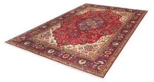 Tappeto Tabriz Medaglione Floreale Rosso Blu 197x292 Cm