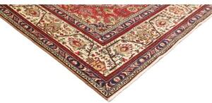 Tappeto Tabriz Stilizzato Beige Rosso Mattone 200x302 Cm