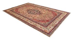 Tappeto Tabriz Stilizzato Beige Rosso Mattone 200x302 Cm