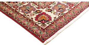 Tappeto Tabriz Medaglione Floreale Rosso Verde 222x292 Cm