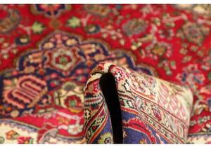 Tappeto Tabriz Medaglione Floreale Rosso Blu 197x292 Cm