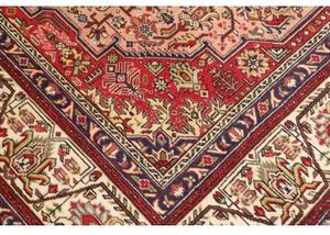 Tappeto Tabriz Stilizzato Beige Rosso Mattone 200x302 Cm
