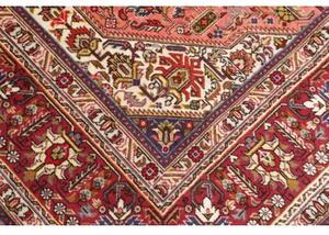Tappeto Tabriz Stilizzato Rosso Avorio 200x294 Cm