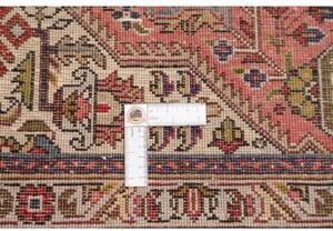 Tappeto Tabriz Stilizzato Rosso Avorio 200x294 Cm
