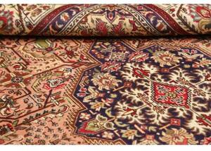 Tappeto Tabriz Stilizzato Beige Rosso Mattone 200x302 Cm