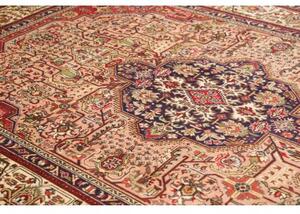 Tappeto Tabriz Stilizzato Beige Rosso Mattone 200x302 Cm