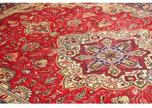 Tappeto Tabriz Stilizzato Rosso Blu 200x282 Cm