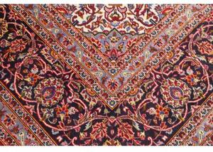 Tappeto Ardakan Medaglione Floreale Rosso Blu Scuro 288x395 Cm