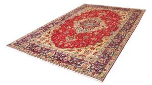 Tappeto Tabriz Stilizzato Rosso Blu 200x282 Cm