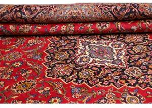 Tappeto Ardakan Medaglione Floreale Rosso Blu Scuro 288x395 Cm
