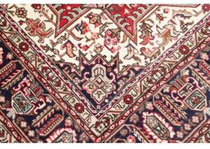 Tappeto Tabriz Stilizzato Rosso Blu Scuro 200x293 Cm