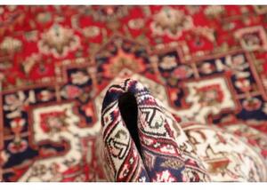 Tappeto Tabriz Stilizzato Rosso Blu Scuro 200x293 Cm