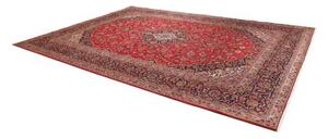 Tappeto Ardakan Medaglione Floreale Rosso Blu Scuro 288x395 Cm