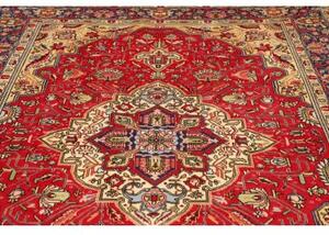 Tappeto Tabriz Stilizzato Rosso Blu 200x282 Cm