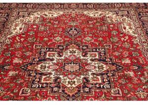 Tappeto Tabriz Stilizzato Rosso Blu Scuro 200x293 Cm