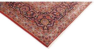 Tappeto Ardakan Medaglione Floreale Rosso Blu Scuro 288x395 Cm