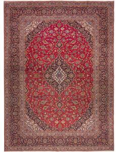 Tappeto Ardakan Medaglione Floreale Rosso Blu Scuro 288x395 Cm