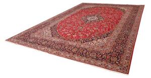 Tappeto Ardakan Medaglione Floreale Rosso Blu Scuro 288x395 Cm