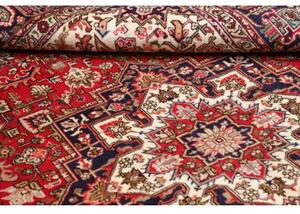 Tappeto Tabriz Stilizzato Rosso Blu Scuro 200x293 Cm