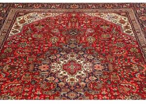Tappeto Tabriz Stilizzato Rosso Blu Scuro 200x298 Cm