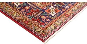 Tappeto Tabriz Stilizzato Rosso Blu Scuro 202x296 Cm