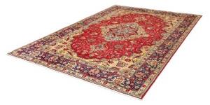 Tappeto Tabriz Stilizzato Rosso Blu Scuro 204x285 Cm
