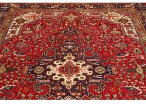 Tappeto Tabriz Stilizzato Rosso Blu Scuro 202x296 Cm