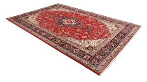 Tappeto Tabriz Stilizzato Rosso Blu Scuro 202x300 Cm