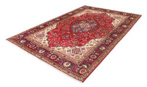 Tappeto Tabriz Medaglione Floreale Rosso Blu 200x287 Cm
