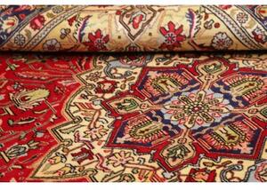 Tappeto Tabriz Stilizzato Rosso Blu Scuro 204x285 Cm