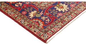 Tappeto Tabriz Medaglione Floreale Rosso Blu 200x287 Cm