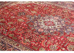 Tappeto Tabriz Stilizzato Rosso Blu Scuro 200x298 Cm
