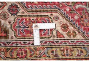 Tappeto Tabriz Stilizzato Rosso Blu Scuro 202x296 Cm