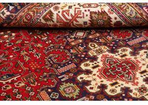 Tappeto Tabriz Stilizzato Rosso Blu Scuro 202x296 Cm