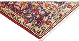 Tappeto Tabriz Stilizzato Rosso Blu Scuro 204x285 Cm