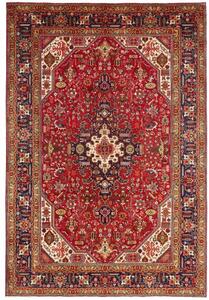 Tappeto Tabriz Stilizzato Rosso Blu Scuro 202x296 Cm