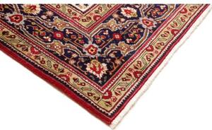Tappeto Tabriz Medaglione Floreale Rosso Blu Scuro 250x358 Cm
