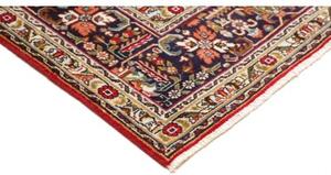 Tappeto Tabriz Stilizzato Rosso Blu Scuro 203x295 Cm