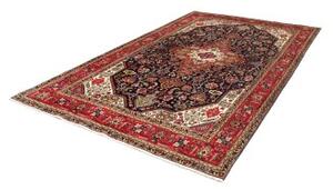 Tappeto Tabriz Stilizzato Rosso Blu Scuro 200x310 Cm