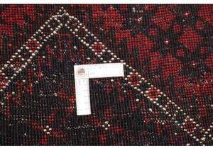 Tappeto Shiraz Geometrico Rosso Nero 210x295 Cm
