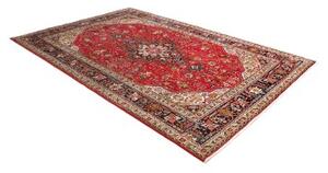Tappeto Tabriz Stilizzato Rosso Blu Scuro 203x295 Cm