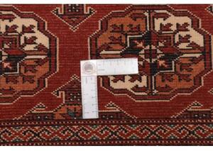 Tappeto Torkaman Geometrico Rosso Mattone Avorio 108x150 Cm
