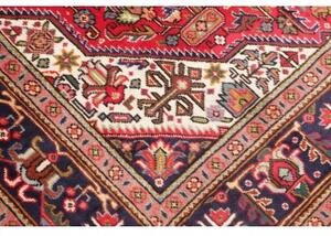 Tappeto Tabriz Stilizzato Rosso Blu Scuro 205x285 Cm